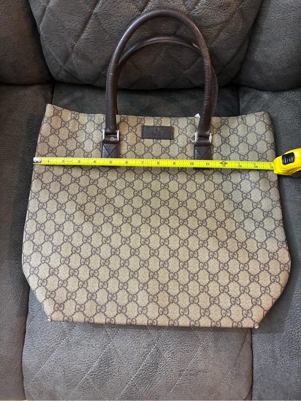 Gucci Monogram Laptop Bag - Picture 10 of 11